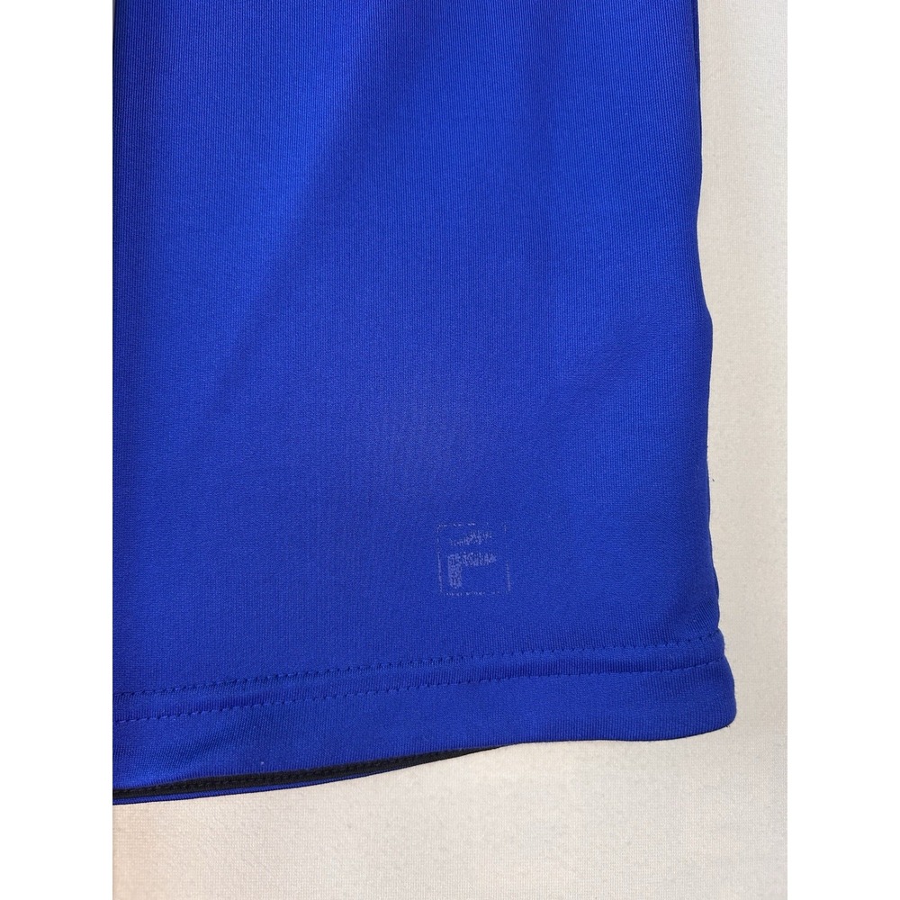 FILA Men's L Blue Black Quarter Zip Performance Pullover Chest Pocket - Picture 8 of 9